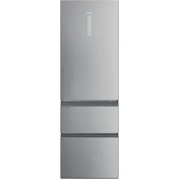 Lednice Chladnička Haier Řada 5 HTW5618ENMG No Frost 185 cm 360 l 35 dB Nerezová ocel (Inox)