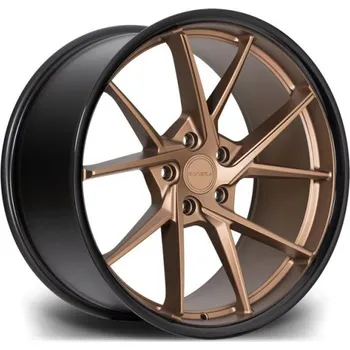 Alu kolo RIVIERA Alu Kola Riviera Rf1 8.5x20 5x120 ET35 Matt Bronze Gloss Black Lip 72.6
