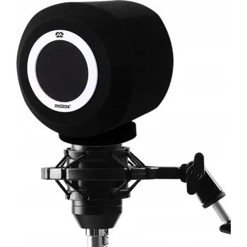 Mikrofon MOZOS PS-4 KULOVÝ PĚNOVÝ POP FILTR PRO MIKROFON A AKUSTICKÁ KABINA