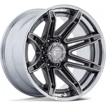 Alu kolo FUEL Alu kola Fuel 1PC FC401 BRAWL 12x24 6x135 ET-44 Platinum W/ Chrome Lip 87.1