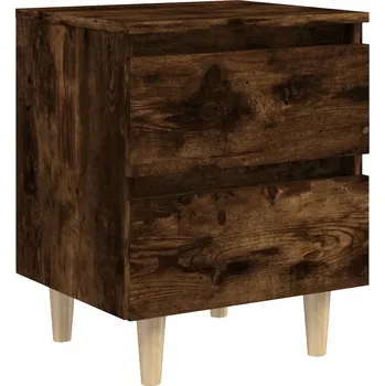 Noční stolek Noční stolek skandinávský kouřový dub 40 x 35 x 50 cm