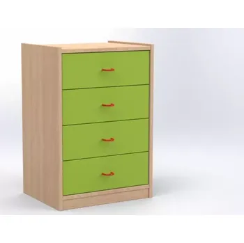 Komoda Skříňka zásuvková se 4 zásuvkami