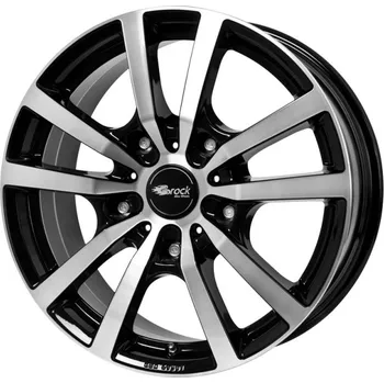 Disk BROCK Alu Kola Brock RC design RC25T 6.5x16 5x120 ET60 Schwarz Glanz Voll-Poliert (SGVP) 65.1