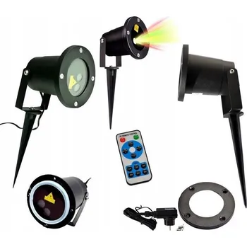 Světelný efekt Laserový projektor STAR SHOWER RG 8v1 LASER 30 W IP65