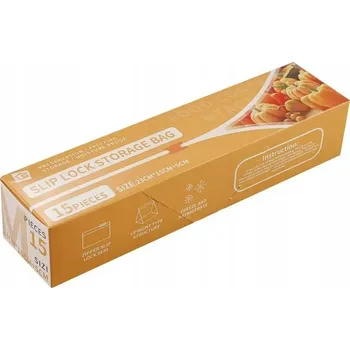 Dóza na potraviny Fóliové sáčky se strunovým zipem uzavíratelné, vzduchotěsné pro potraviny 1200 Ml 15 ks