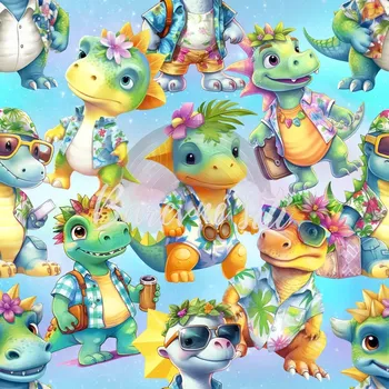 Úplet, Hawaii dino (E) (Top kvalitní úplet Bella digitisk)