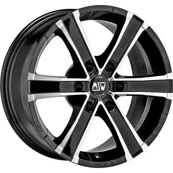 Alu kolo MSW (OZ) Alu Kola Msw (Oz) Sahara M6 8x17 6x139.7 ET35 Gloss Black Full Polished 67.1