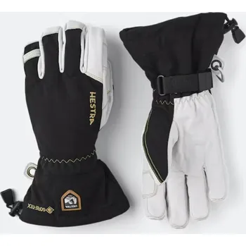 Rukavice HESTRA Army Leather Gore-Tex 5 finger Black/White - 8