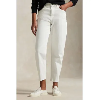 Džíny Polo Ralph Lauren LOW STR DENIM, 27, bílá, 00X