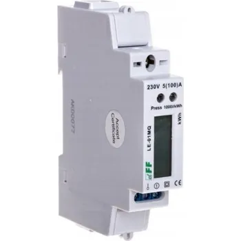 F&F LE-01MQ Jednofázový elektroměr pro měření činné a jalové energie, Modbus
