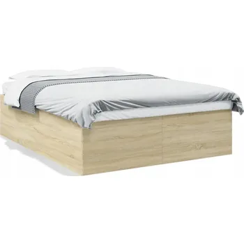 Postel Rám postele dub sonoma 150x200 cm - Moderní design