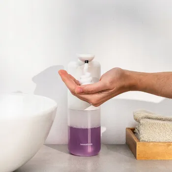 Dávkovač mýdla Bezdotykový dávkovač, láhev do dávkovače InnovaGoods 350 ml, bílá