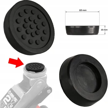 zvedák GUMOVÁ PODLOŽKA / NÁSTAVEC PRO ZVEDÁK 2T A 2,5T