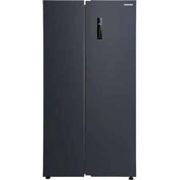 Lednice Chladnička Toshiba SBS GR-RS696WI-PMJ(60) Full No Frost 176,5 cm Nerez