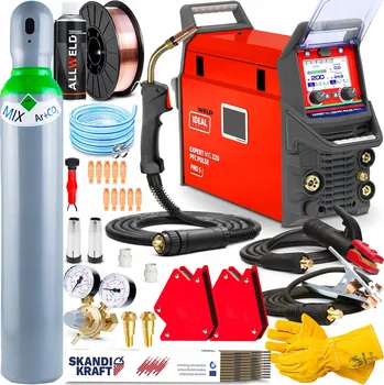 Svářečka INVERTOROVÁ SVÁŘEČKA IDEAL EXPERT MIG 220 PFC PULS MMA TIG 200A 4R