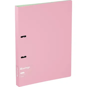 Šanon A4 2R PP plastový s kapsou HAZE D-RINGS růžový Berlingo