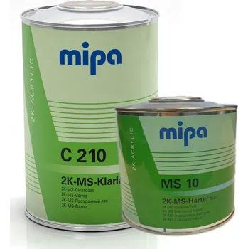 barva a nátěr na dřevo MIPA BEZBARVÝ LAK C210 + TUŽIDLO MS10 1,5 sada