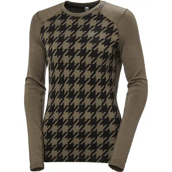 Helly Hansen Lifa Merino Midw Gra Crew W M hnědá - 10 % pro přihlášené BFEXTRA10