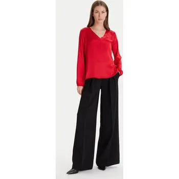 Dámská halenka Maryley Halenka 25IB824/18MA Červená Regular Fit S