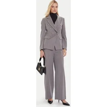 Pánské kalhoty Maryley Kalhoty z materiálu 25IB598/M17/35GR Šedá Regular Fit L