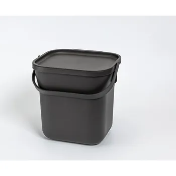Odpadkový koš Plastia Koš na bioodpad antracit