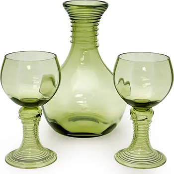 Sklenice Dárková souprava na víno zdobená | 86604