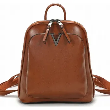 Batoh Dámský kožený hnědý přírodní kůže taška batoh