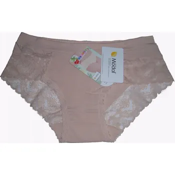 Kalhotky Kalhotky kalhotky DC Girl 26257 modal s krajkou béžová nude L