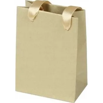 Kabelka Ozdobná taštička zlatá malá dárková 11 x 8 x 5 cm