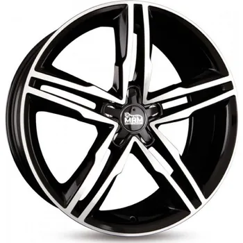 Alu kolo MAM Alu Kola Mam A1 8X18 5X112 ET44 Black Front Polish 66.5
