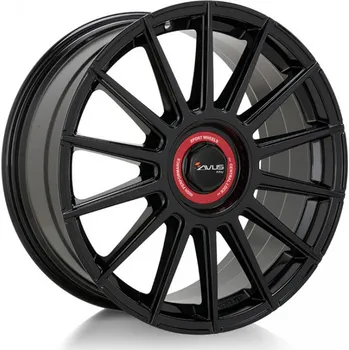 Alu kolo AVUS Alu kola Avus Ac-M09 8x18 5x108 ET45 Black Cap Rosso 72.6