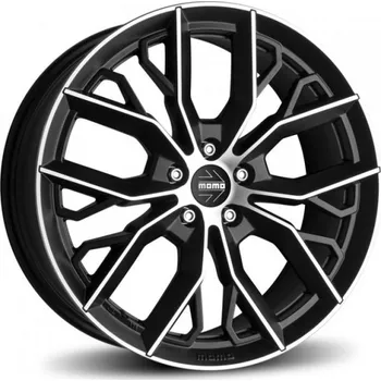 Alu kolo MOMO Alu Kola Momo Massimo 8x18 5x112 ET48 Matt Black Polished 72.3