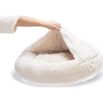 Pelíšek pro psa Beeztees Yala pelíšek pro psy béžový plyš Ø 60 cm