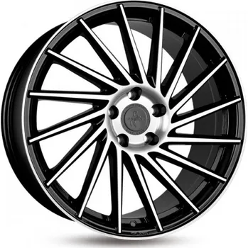 Alu kolo KESKIN Alu Kola Keskin Kt17 9.5X21 5X120 ET38 Black Front Polish 74.1