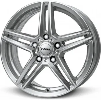 Alu kolo RIAL Alu Kola Rial M10 9x18 5x112 ET52.5 - Polar Silver 66.5