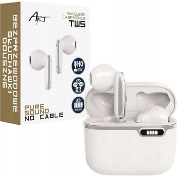 Sluchátka Bezdrátová sluchátka do uší Art AP-TW-B4W