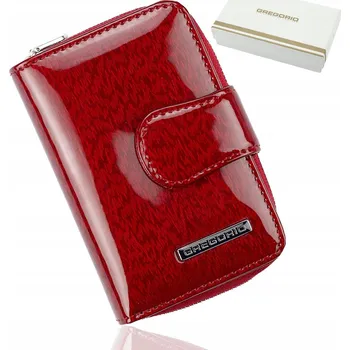 Gregorio peněženka z pravé kůže červená - dámská
