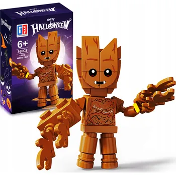 ostatní stavebnice SADA FIGURKY STAVEBNICE STAVEBNICE HALLOWEEN DUCH DÝNĚ 206 DÍLŮ PRO DĚTI
