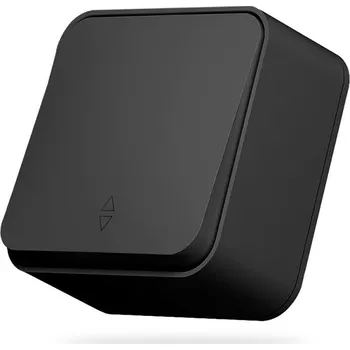 vypínač Vypínač světla NA OMÍTKU schodišťový jednoduchý vypínač VIDEX černý