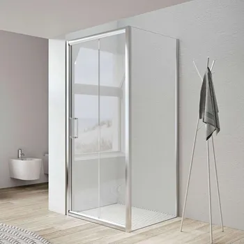 Glass 1989 Isy - Boční stěna 1000 mm, Shining Glass, chrom GIH0005T500