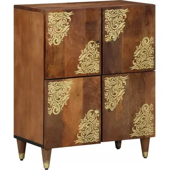 Příborník do zásuvky Bufet s policí Hnědý 60 x 33 x 75 cm Masivní mangové dřevo