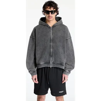 Pánská mikina Mikina REPRESENT Initial Boxy Zip Hoodie Vintage Grey M