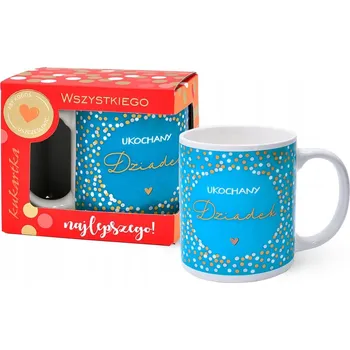 Hrnek PORCELÁN Premium „Milovaný Dědeček” Ideální Dárek ke Dni Dědečků