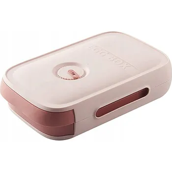 Úložný box Úložný box na vejce Šuplík (Růžový)