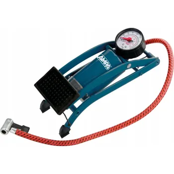 pumpička Nožní pumpa s manometrem 0-7 BAR pro auto, garáž, univerzální