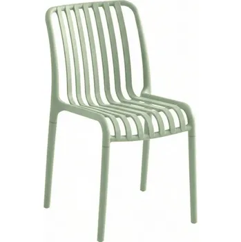 Jídelní židle Plastová židle TREGO, zelená