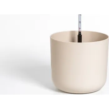 Květináč Plastia Samozavlažovací květináč s polovložkou Tolita ø 19 slonová kost