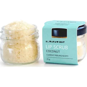 Tělový peeling ALMARA SOAP přírodní scrub na rty Coconut