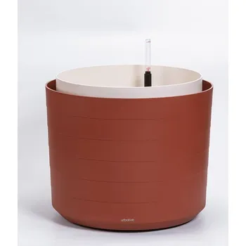 Pěstitelství Plastia Samozavlažovací velkoobjemová nádoba Berberis 46 - terakota/slonová kost