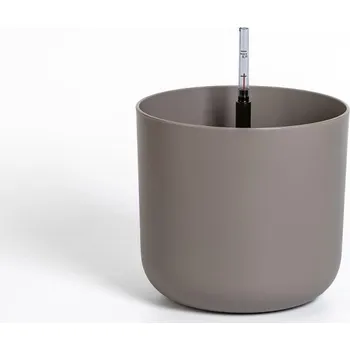Květináč Plastia Samozavlažovací květináč s polovložkou Tolita ø 16 taupe